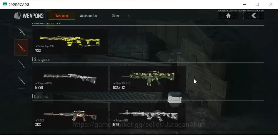 Arena Breakout Accounts High Value [MOBILE] Lvl28|SV 20M|CV 17M|Crow ACE31 SKS Victory 2Yellow,Etc|Gear Skin|CN 4