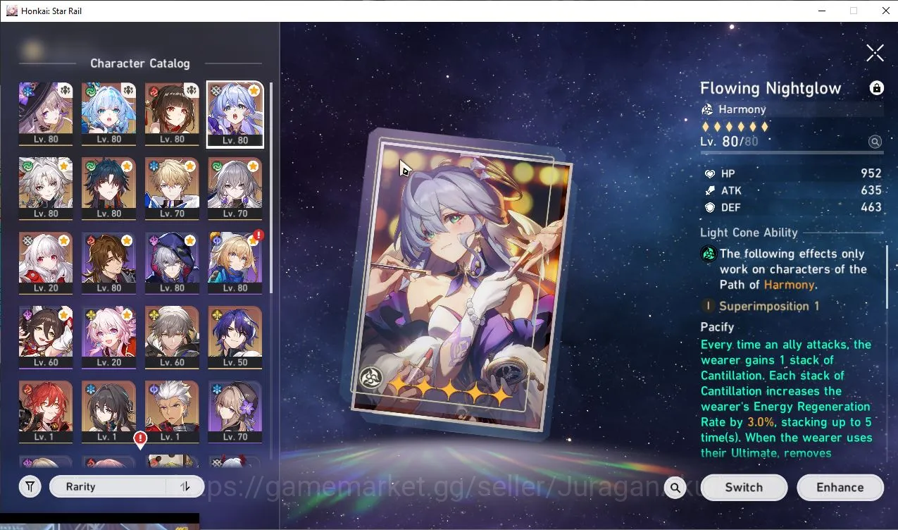 Honkai Star Rail Accounts ASIA|TL68|6 limited [(The Herta,Cerydra,Lingsha,Ro image 3