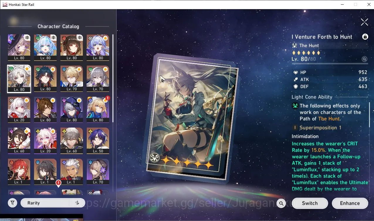 Honkai Star Rail Accounts ASIA|TL68|6 limited [(The Herta,Cerydra,Lingsha,Ro image 6