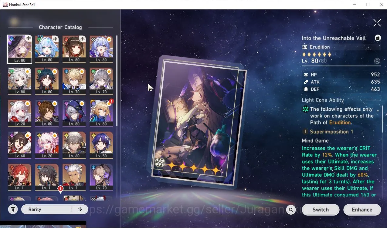 Honkai Star Rail Accounts ASIA|TL68|6 limited [(The Herta,Cerydra,Lingsha,Ro image 7