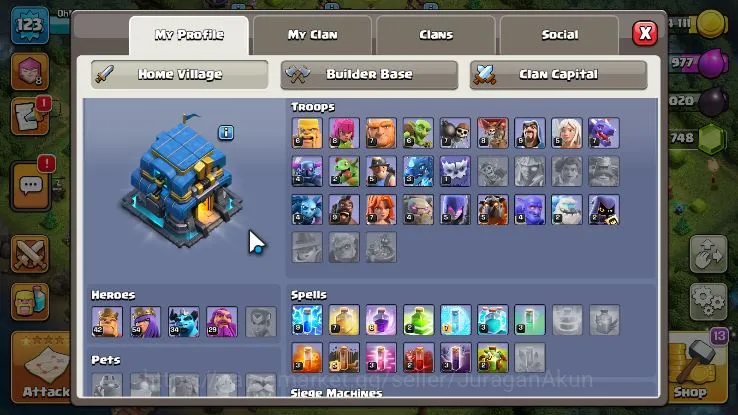 TH 12-BH 6|LV 114|Archer 8|HH 6|BK 42,AQ 54,GW 29,MP 34,RC 0|Gems 748|CN OFF|Protect OFF|TAKE MAIL|CHECKSS(COC1573) Clash of Clans Accounts Mid-Tier TH 12-BH 6|LV 114|Archer 8|HH 6|BK 42,AQ 54,GW 29,MP 34,RC 0|Gems 748|CN OFF|Protect