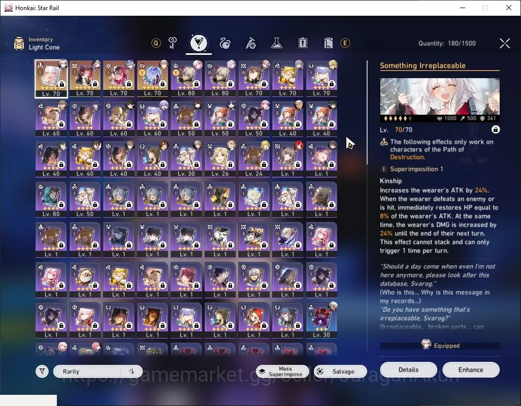 Honkai Star Rail Accounts Mid Game ASIA|TL 67|10 Limited|The Herta,Castorice,Dante,EverNight,Argenti,FireFly,Etc|MC 5