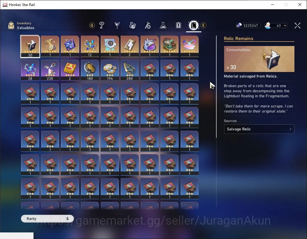 Honkai Star Rail Accounts Mid Game ASIA|TL 67|10 Limited|The Herta,Castorice,Dante,EverNight,Argenti,FireFly,Etc|MC 9