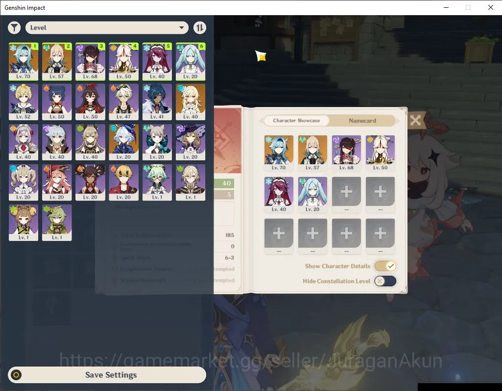 Genshin Impact Accounts ASIA|AR40|2 Limited (Eula,Furina) [Jean,Bennett,Xi image 1