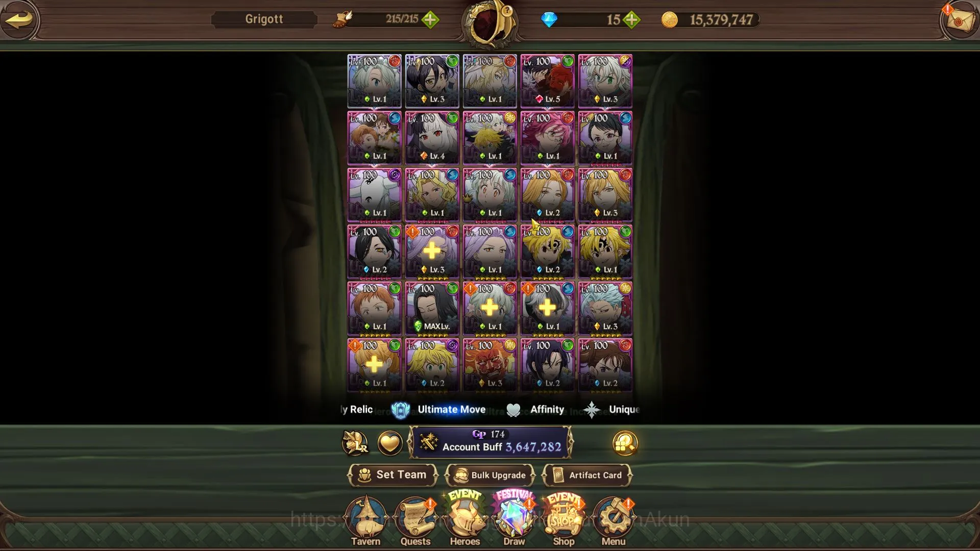 The Seven Deadly Sins: Grand Cross Accounts Global|2,3M CC|3 LR+11UR|Elizabeth,Merlin3/6,Brunh image 4