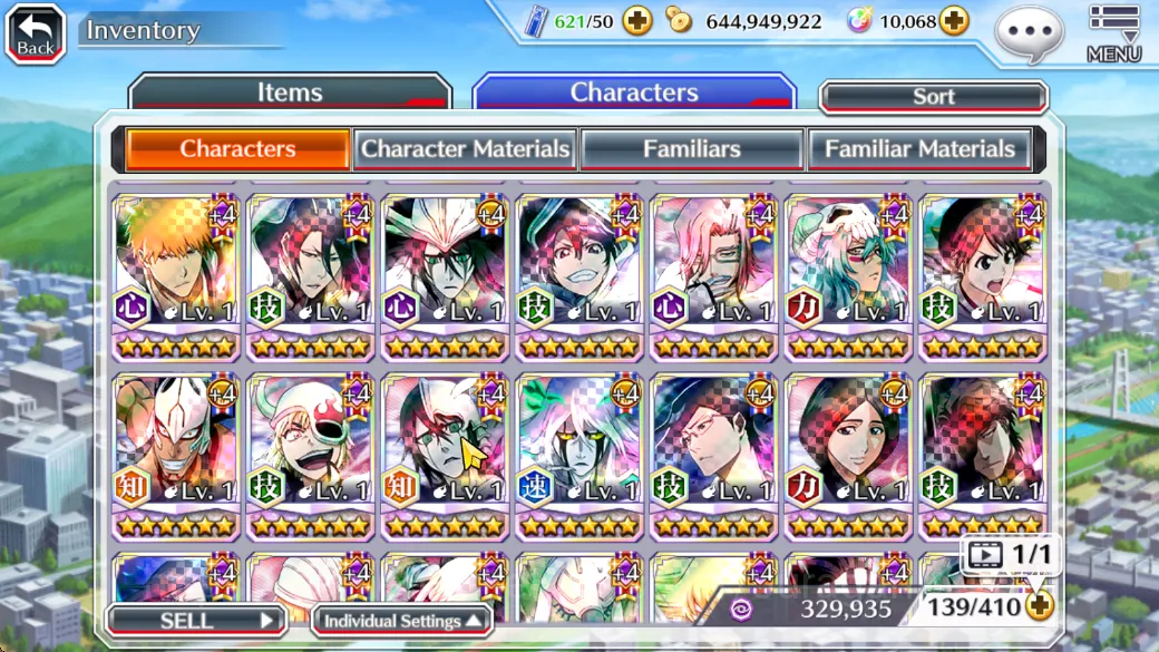 Bleach: Brave Souls Accounts Mid-Tier [GLOBAL] 10k Spirit Orbs+Fresh Story| 6 Char 5/5 Uryu TYBW25 Renji TYBW25, Jushiro 4
