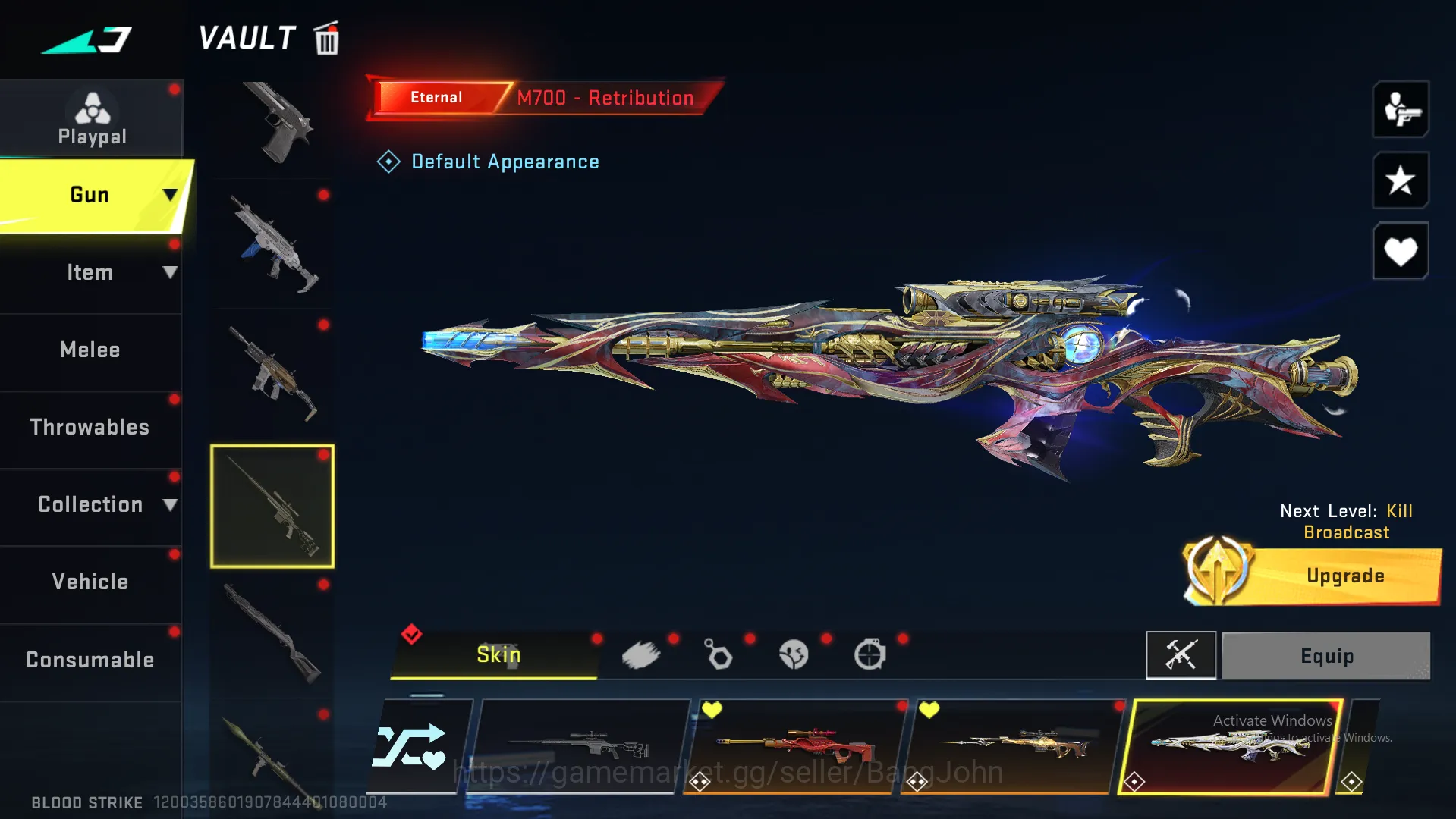 Blood Strike Accounts Others Eternal Kraken | Collab Katya | Eternal Zero | Eternal MP5 | Evo AK47 | Eternal  BS162B 10