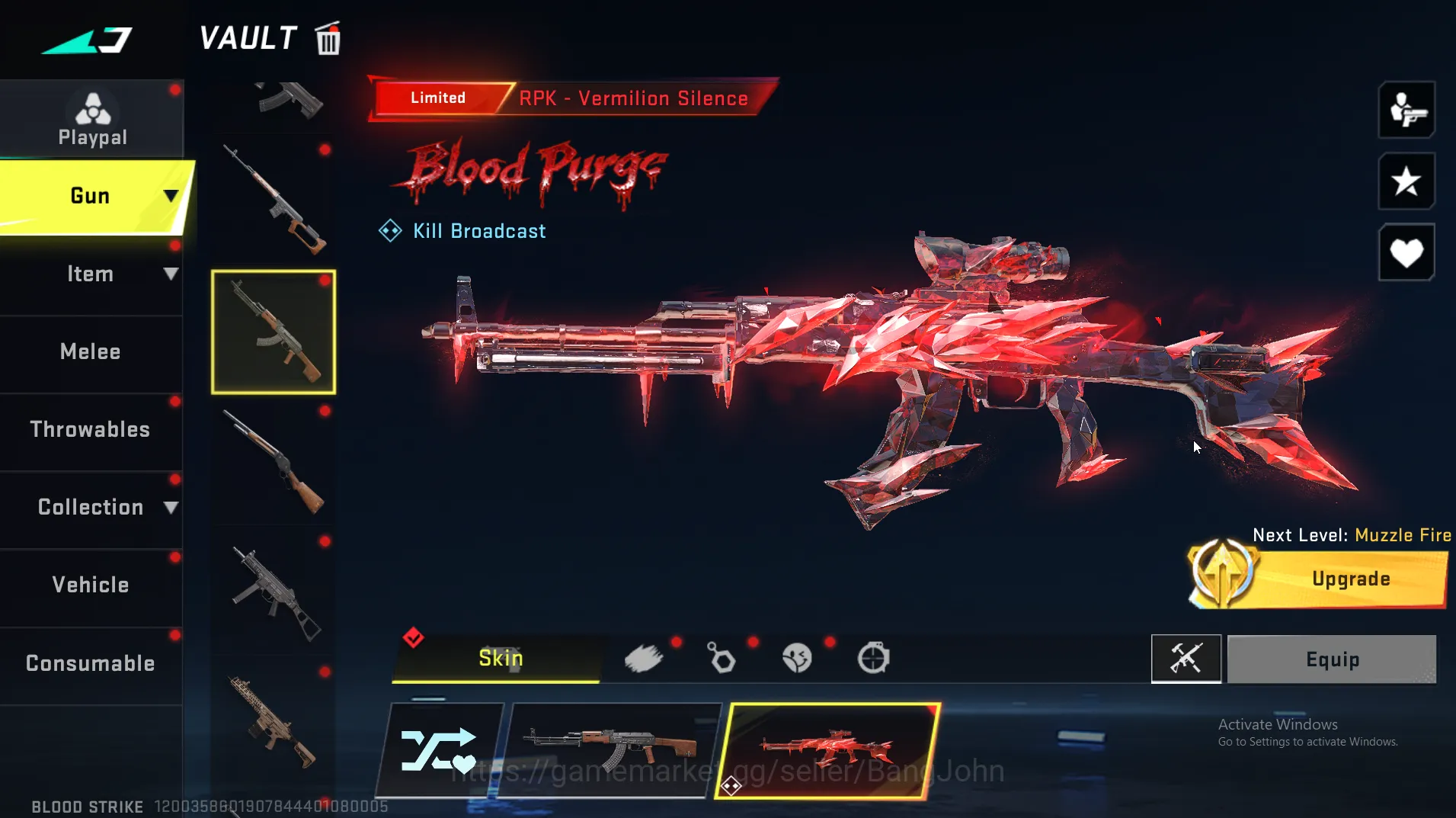 Blood Strike Accounts Others Eternal Kraken | Collab Katya | Eternal Zero | Eternal MP5 | Evo AK47 | Eternal  BS162B 15