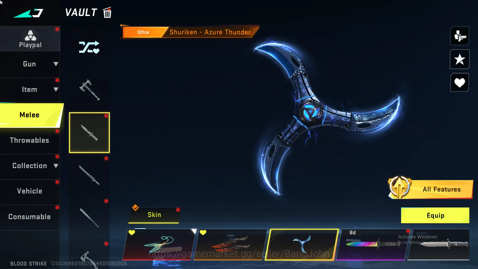 Blood Strike Accounts Others Eternal Kraken | Collab Katya | Eternal Zero | Eternal MP5 | Evo AK47 | Eternal  BS162B 19