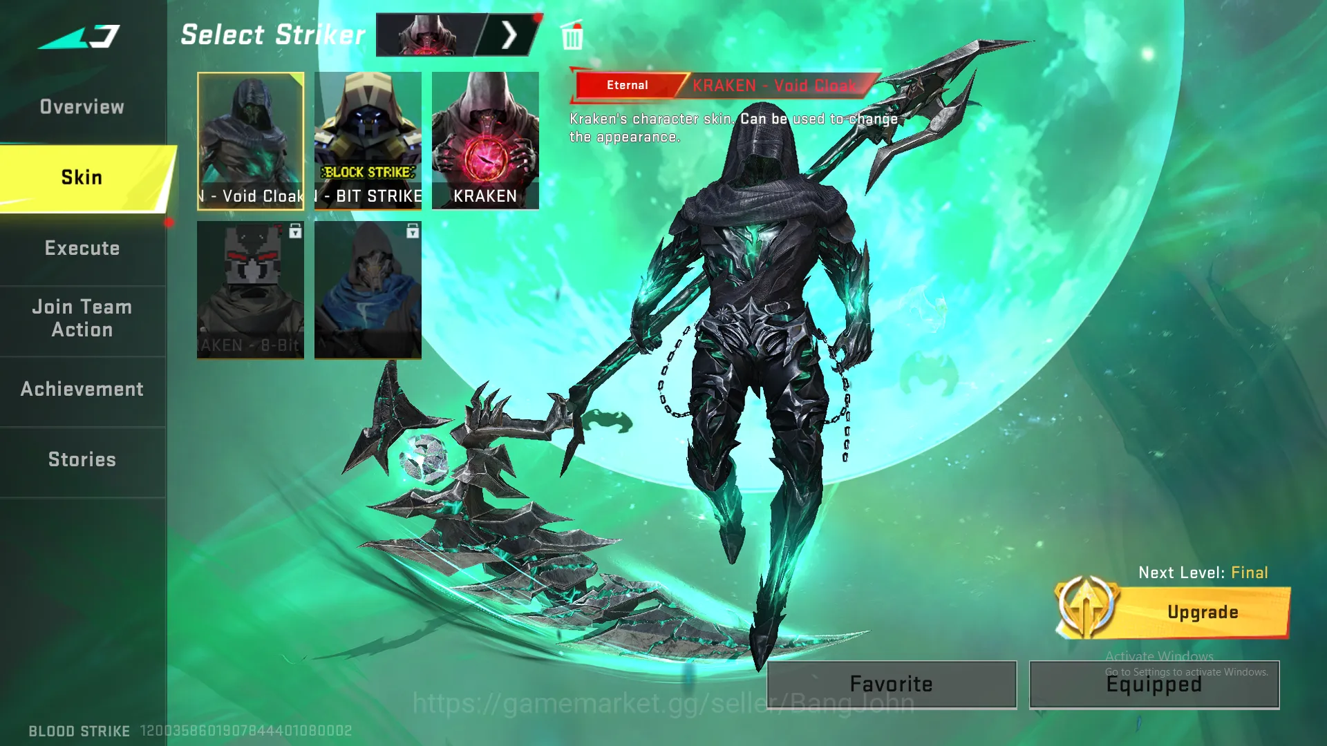 Blood Strike Accounts Others Eternal Kraken | Collab Katya | Eternal Zero | Eternal MP5 | Evo AK47 | Eternal  BS162B 2