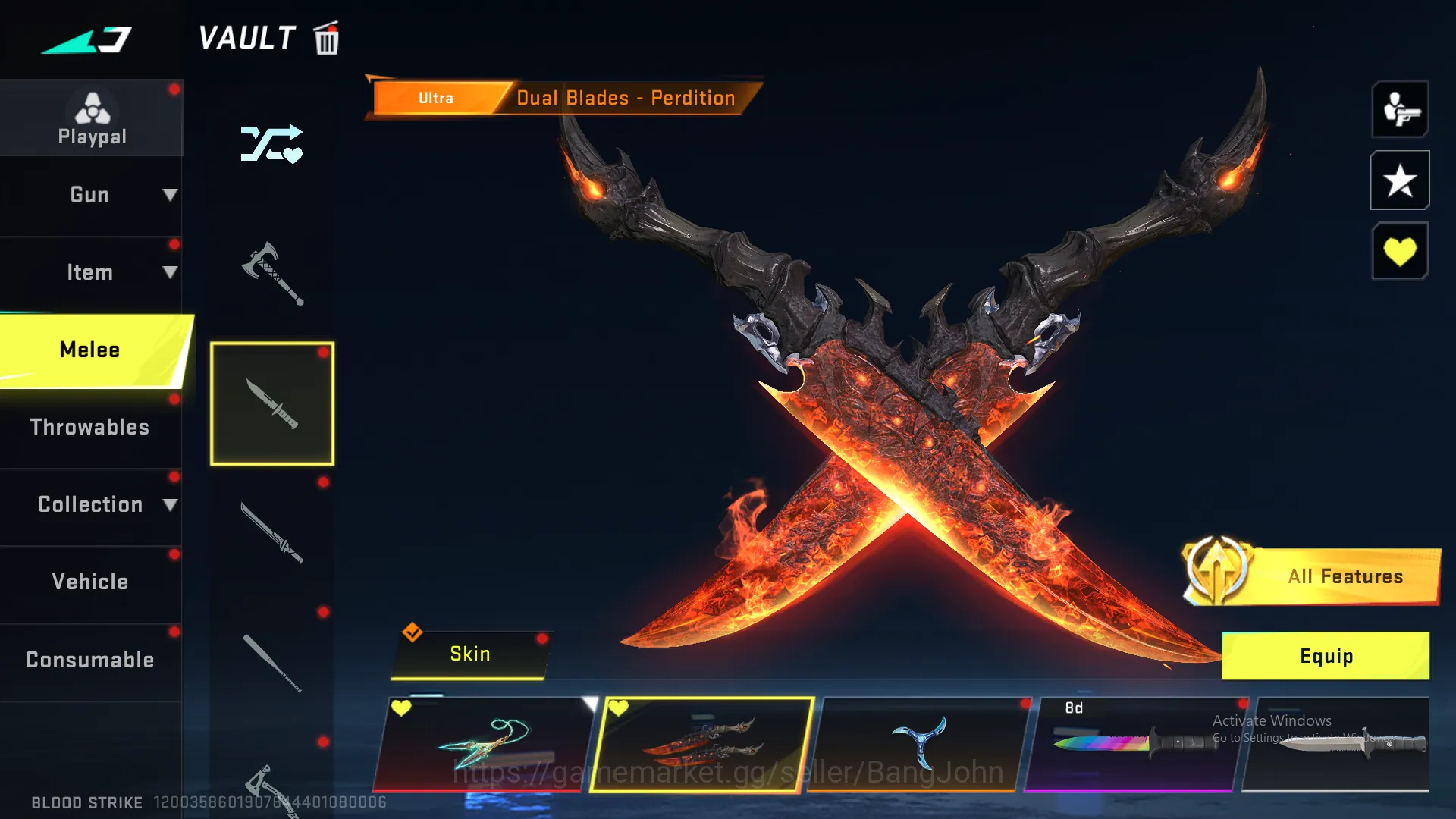 Blood Strike Accounts Others Eternal Kraken | Collab Katya | Eternal Zero | Eternal MP5 | Evo AK47 | Eternal  BS162B 20