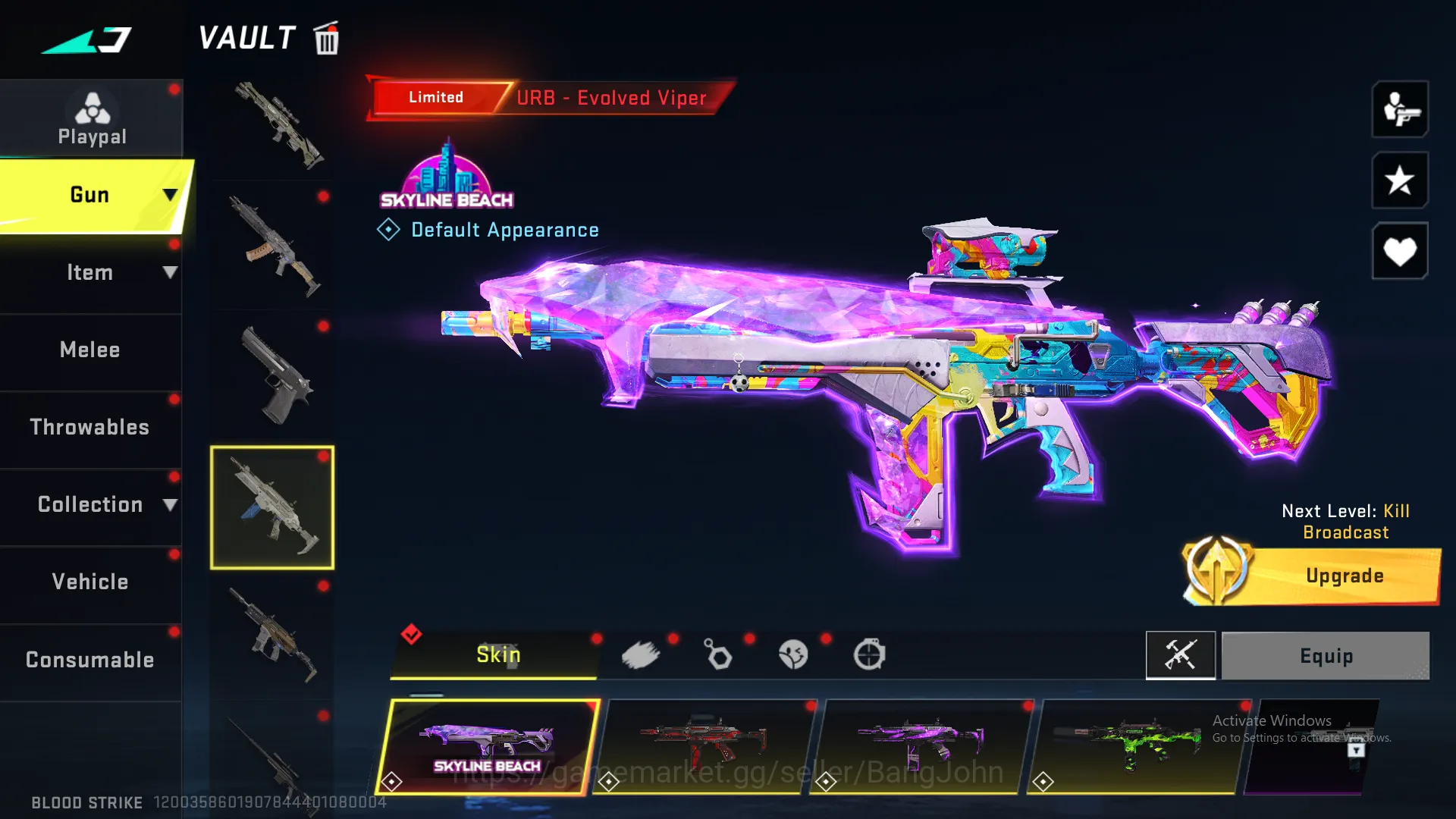 Blood Strike Accounts Others Eternal Kraken | Collab Katya | Eternal Zero | Eternal MP5 | Evo AK47 | Eternal  BS162B 9