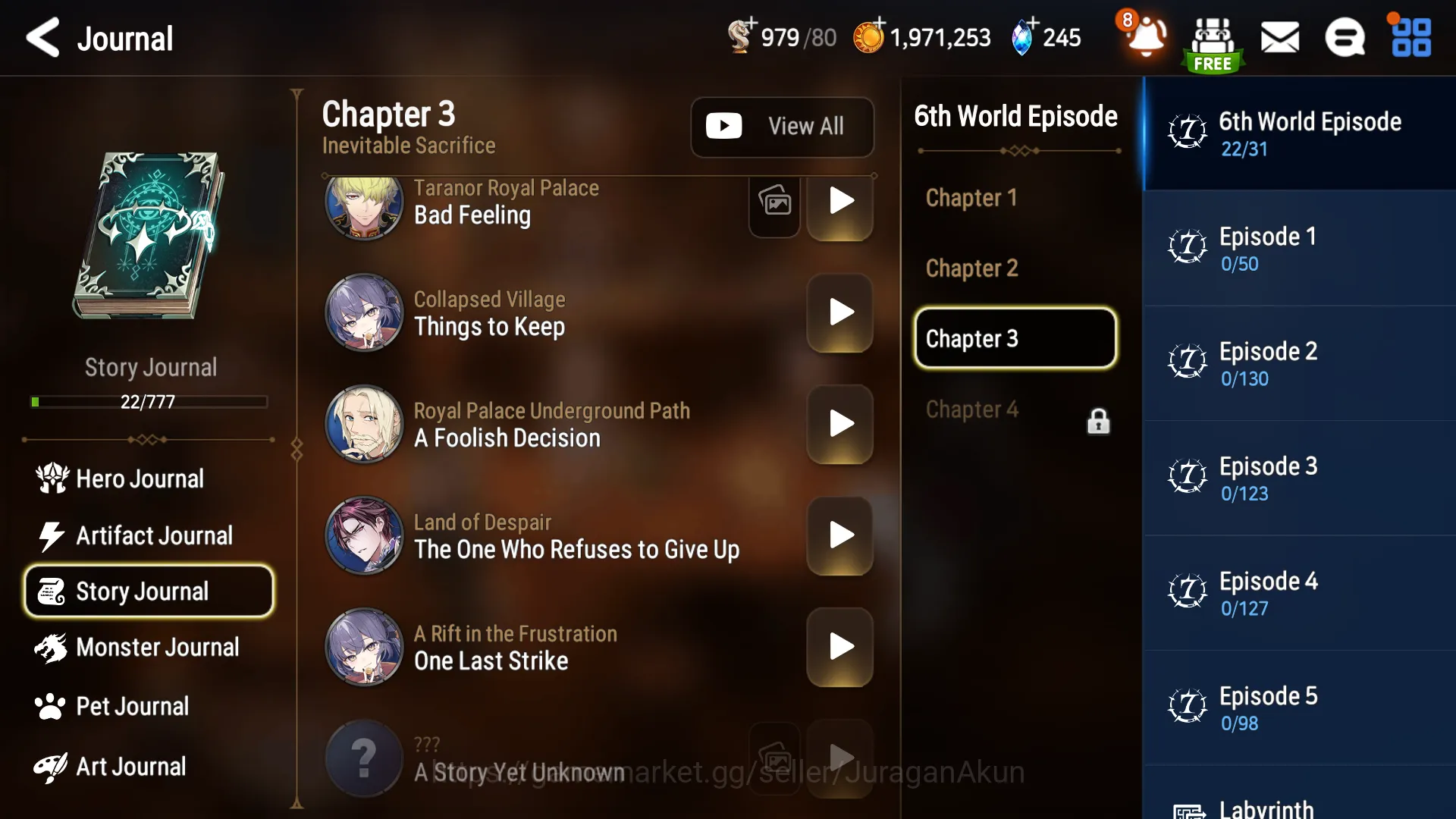 Epic Seven Accounts Starter Global Unverif|Starter 2ML (Little Queen Charlotte, Remnant Vildred)|PoH On|Log Stove|Check SS 6