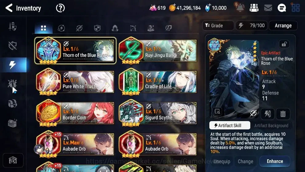 Epic Seven Accounts High-End Global UnVerif|NewEra|12 ML(Harsetti,SP Politis,etc)+Rinak,Setsuka,AB Fumyr,etc|300 Rinak 16