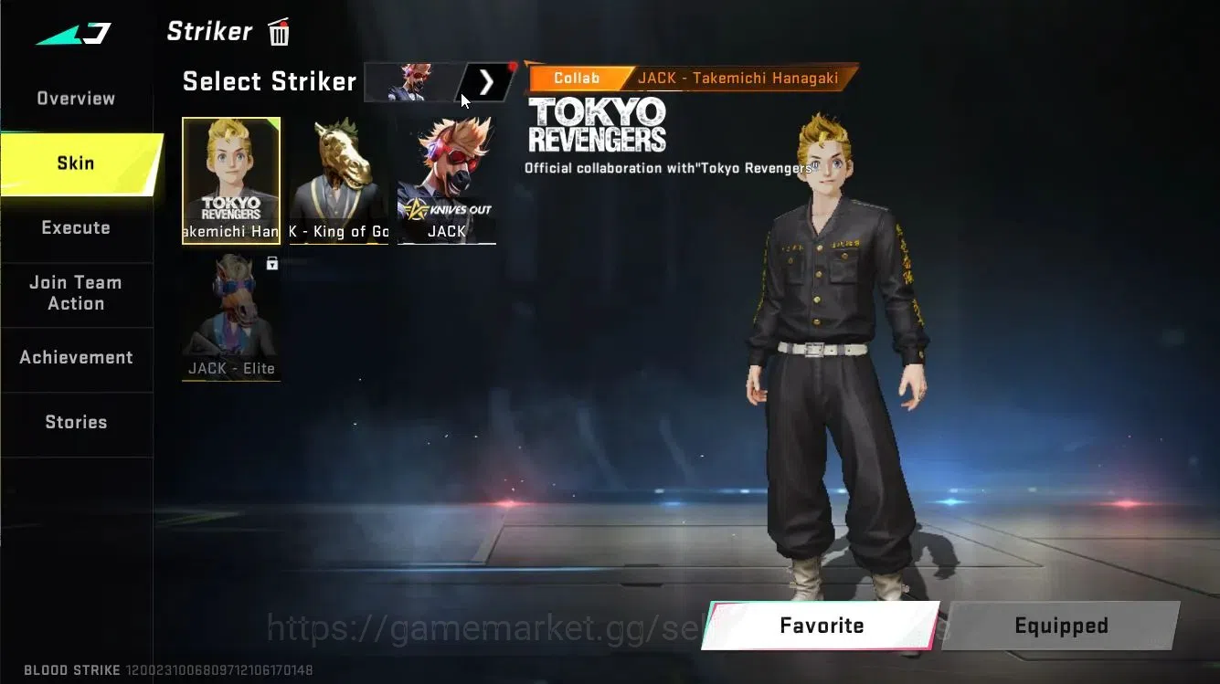 Blood Strike Accounts ASIA|Collab TOKREV [JACK-Takemichi]|ULTRA MELEE TA image 10