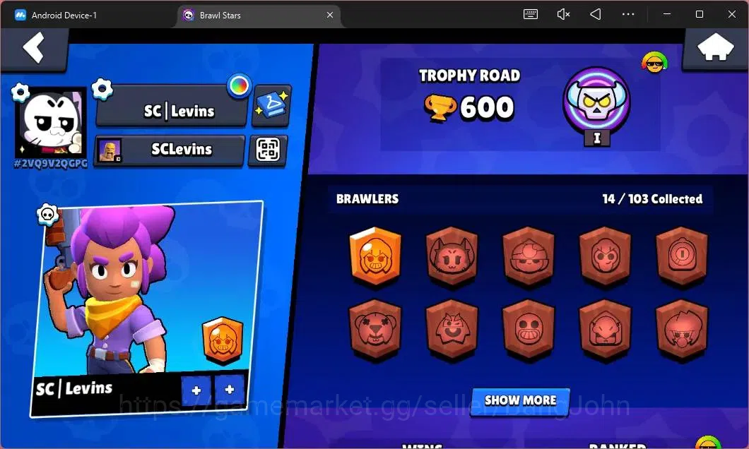Brawl Stars Accounts Global|600 Thropy|14 Brawler|2 Max Hypercharge(She image 2