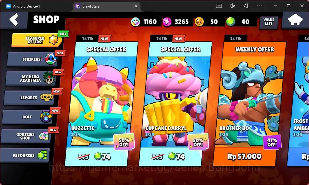 Brawl Stars Accounts Global|600 Thropy|14 Brawler|2 Max Hypercharge(She image 4
