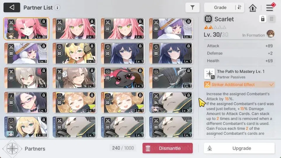 Chaos Zero Nightmare Accounts GLOBAL Lv37|8 SSR[Heidemarie,KhalipeM1,Diana,Nine,Yuki,Narja,Renoa]+9 SR[MikaM1,NiaM4,Etc]|1 6