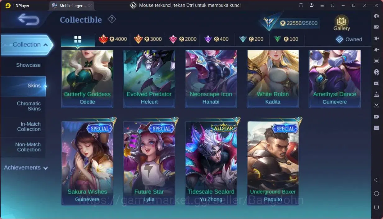 Mobile Legends: Bang Bang Accounts Global|Hero 114|Skin 134|Expert|CC Natalia|Valenti image 13