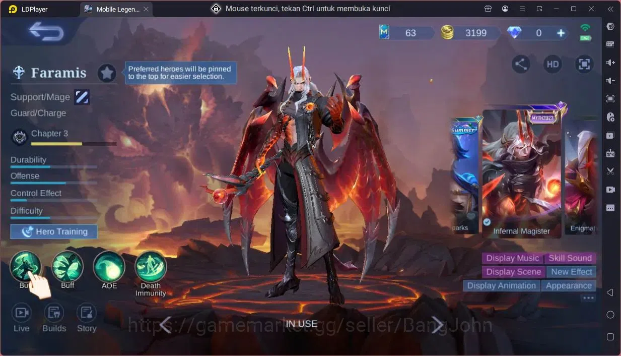 Mobile Legends: Bang Bang Accounts Global|Hero 114|Skin 134|Expert|CC Natalia|Valenti image 20