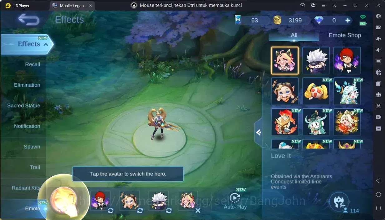 Mobile Legends: Bang Bang Accounts Global|Hero 114|Skin 134|Expert|CC Natalia|Valenti image 6