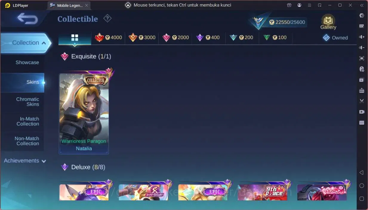 Mobile Legends: Bang Bang Accounts Global|Hero 114|Skin 134|Expert|CC Natalia|Valenti image 7
