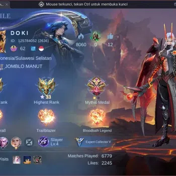 Mobile Legends: Bang Bang Collector Global|Hero 114|Skin 134|Expert|CC Natalia|Valenti image 1