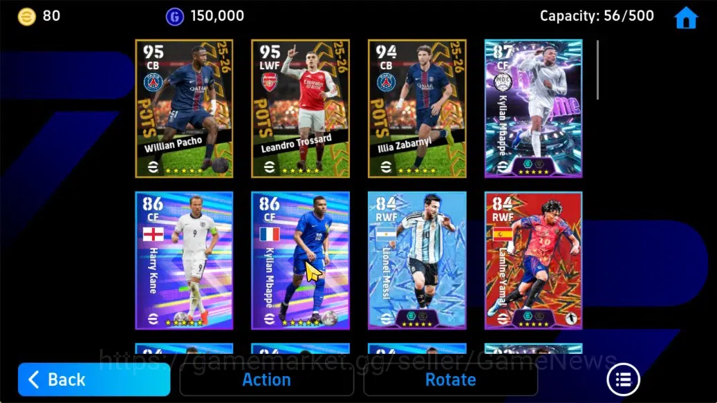 eFootball Accounts Android|Showtime Kylian Mbappe,Lionel Messi,Lamine image 3