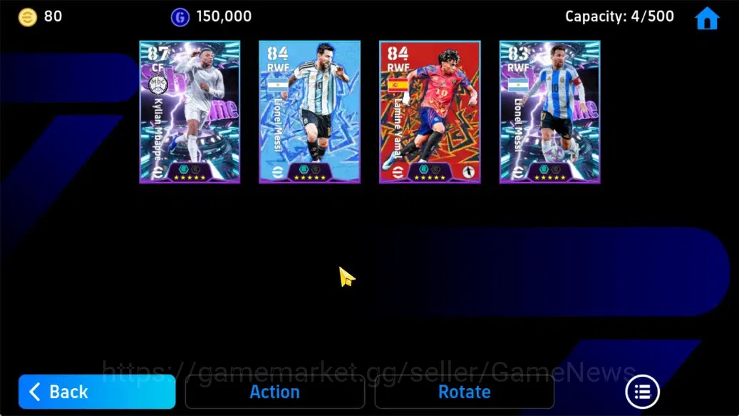eFootball Accounts Android|Showtime Kylian Mbappe,Lionel Messi,Lamine image 5