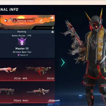 Blood Strike Accounts Collab Skin ASIA | 3 Eternal Gun: MP5,AUG,Spear|1 Ultra Melee|1 AOT |2 Ultra Gun|2 Ultra Striker|Check