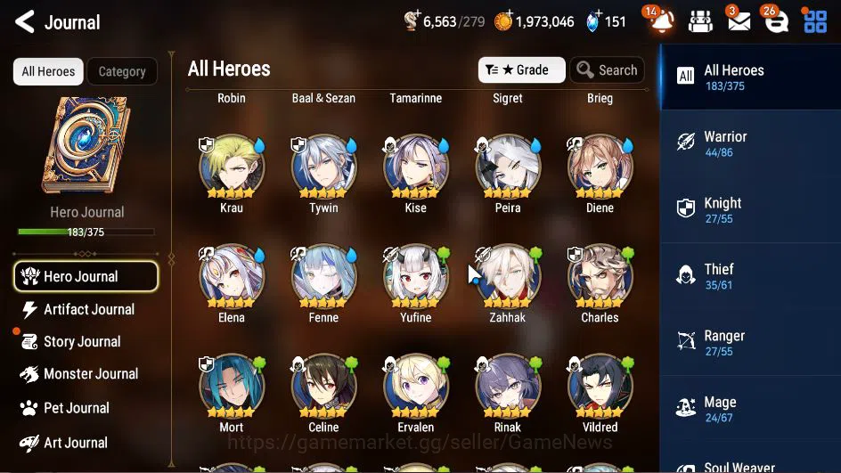 Epic Seven Accounts ASIA Verif|14 ML(BArunka,C Lilias,SE Celine,Etc),S image 7