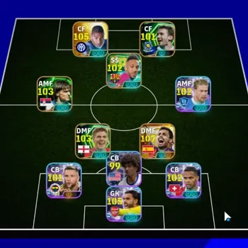 eFootball Accounts Legends & Iconic Players Android|Big Time Rodri '26|6 Epic Adriano,Gerrard,Dragan