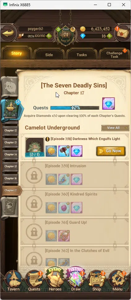The Seven Deadly Sins: Grand Cross Accounts ASIA | 2,9 CC | 2 LR Brunhilde+Elizabeth | 3 UR Me image 5