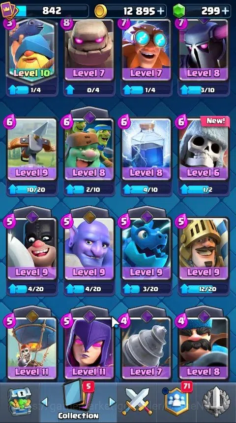 Clash Royale Accounts Lv 370|Trophy 7000|KTL 10|Card 95|1 Hero,6 EVO,2 C image 15