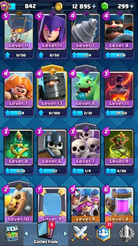 Clash Royale Accounts Lv 370|Trophy 7000|KTL 10|Card 95|1 Hero,6 EVO,2 C image 16