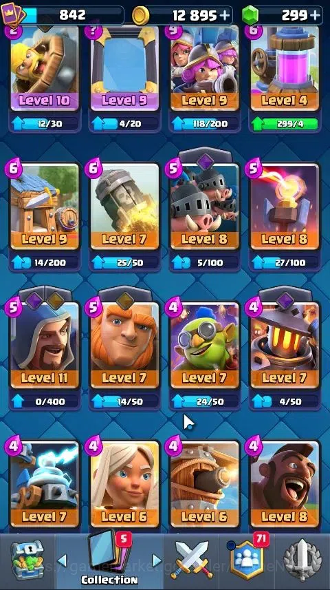 Clash Royale Accounts Lv 370|Trophy 7000|KTL 10|Card 95|1 Hero,6 EVO,2 C image 17
