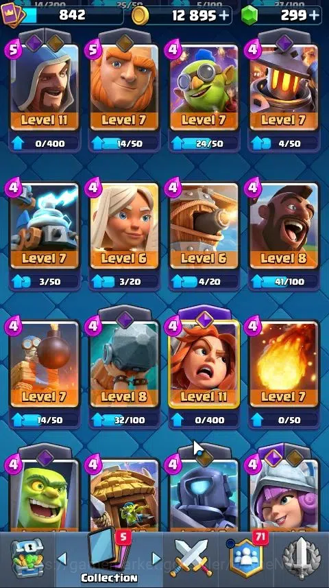 Clash Royale Accounts Lv 370|Trophy 7000|KTL 10|Card 95|1 Hero,6 EVO,2 C image 18