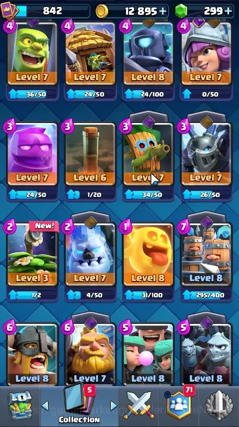 Clash Royale Accounts Lv 370|Trophy 7000|KTL 10|Card 95|1 Hero,6 EVO,2 C image 19