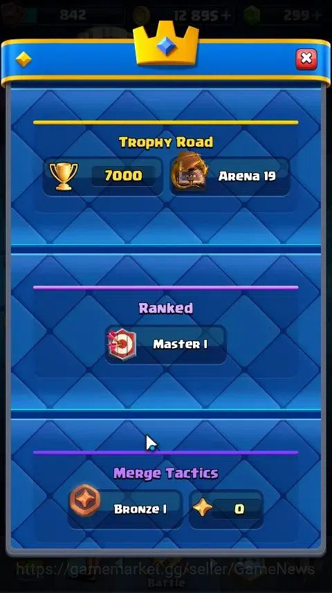 Clash Royale Accounts Lv 370|Trophy 7000|KTL 10|Card 95|1 Hero,6 EVO,2 C image 3