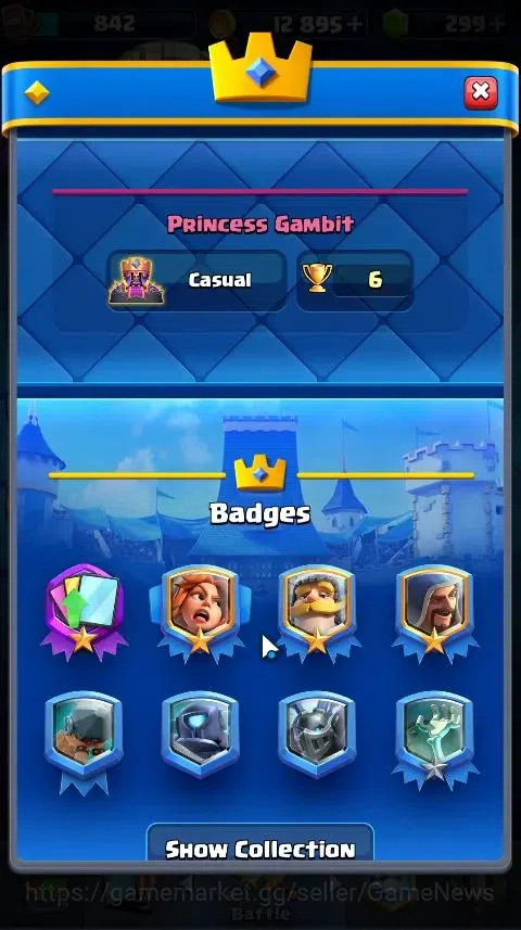 Clash Royale Accounts Lv 370|Trophy 7000|KTL 10|Card 95|1 Hero,6 EVO,2 C image 4