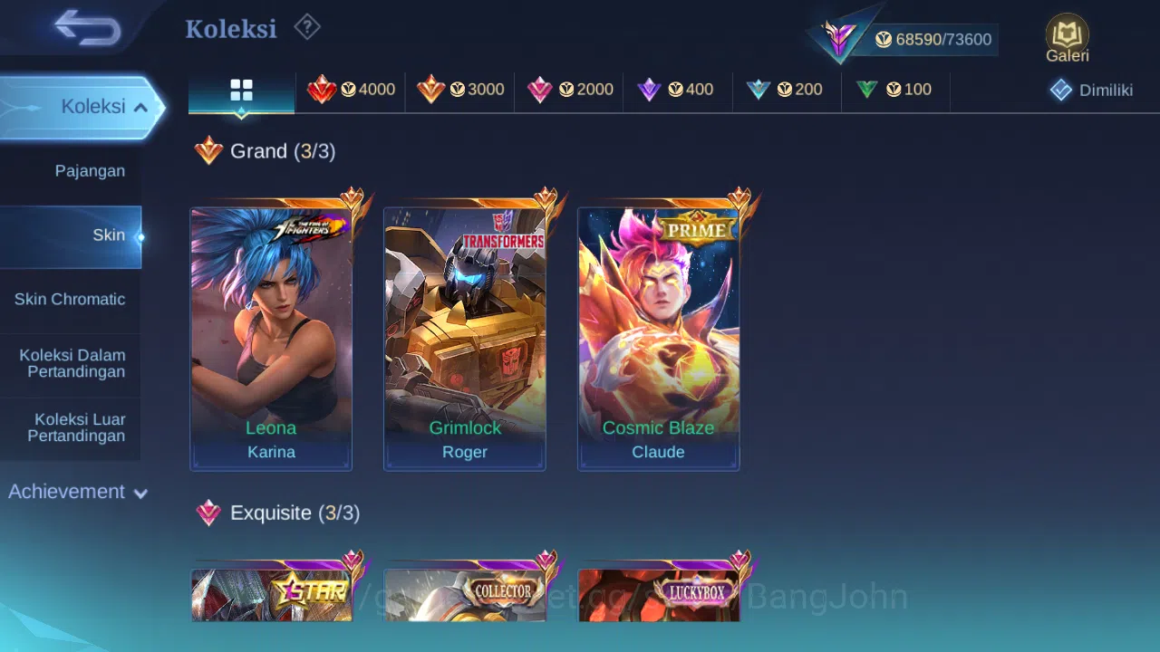 Mobile Legends: Bang Bang Accounts Hero 128 Skin 251 | Prime Claude | Luckybox Zhask  image 2