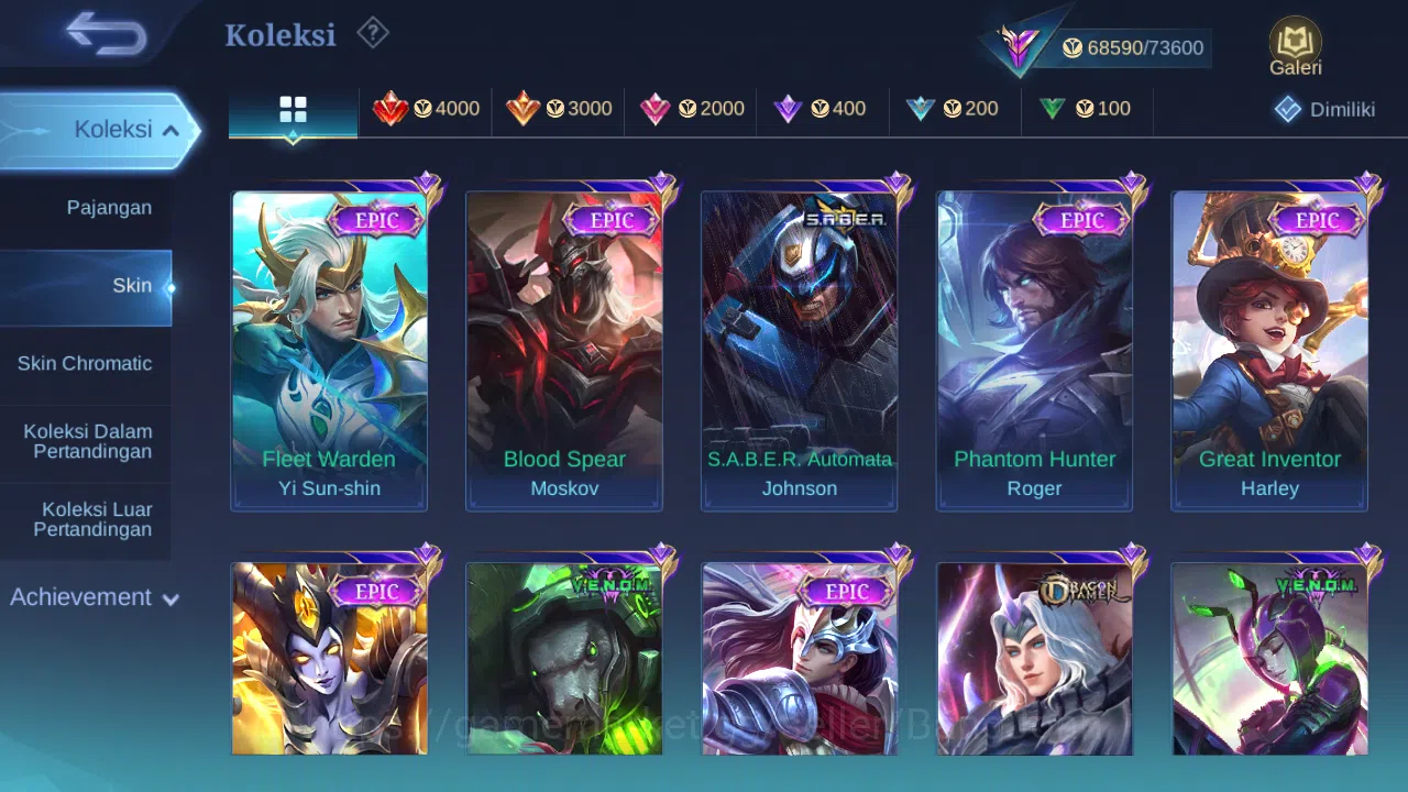 Mobile Legends: Bang Bang Accounts Hero 128 Skin 251 | Prime Claude | Luckybox Zhask  image 7