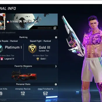 Blood Strike Accounts Collab Skin ASIA|Eternal DesertEagle-Scorpius|2 Collab Guns(TR)|Limited Origin-12 - Playmaker|3 Ultra