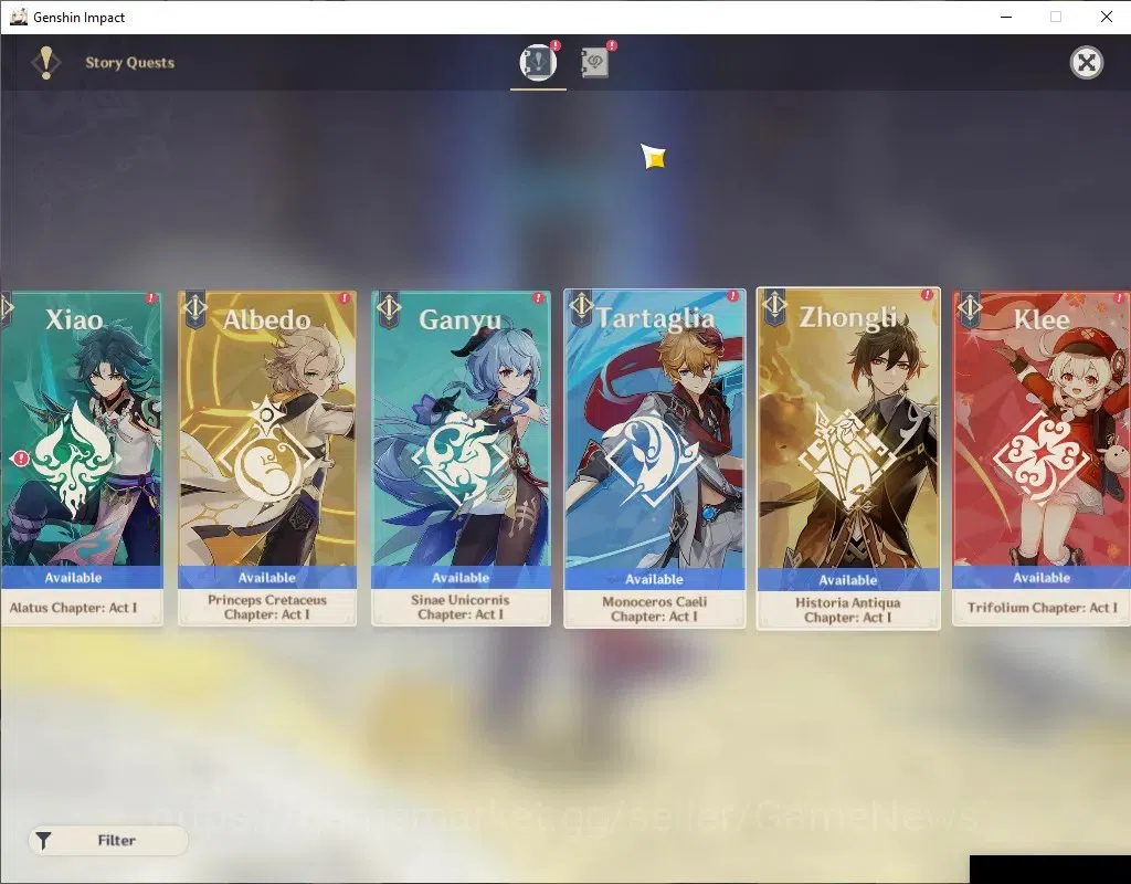 Genshin Impact Accounts ASIA|AR 37|1 Limited+3(*5Standart)|[Raiden],Tighna image 13