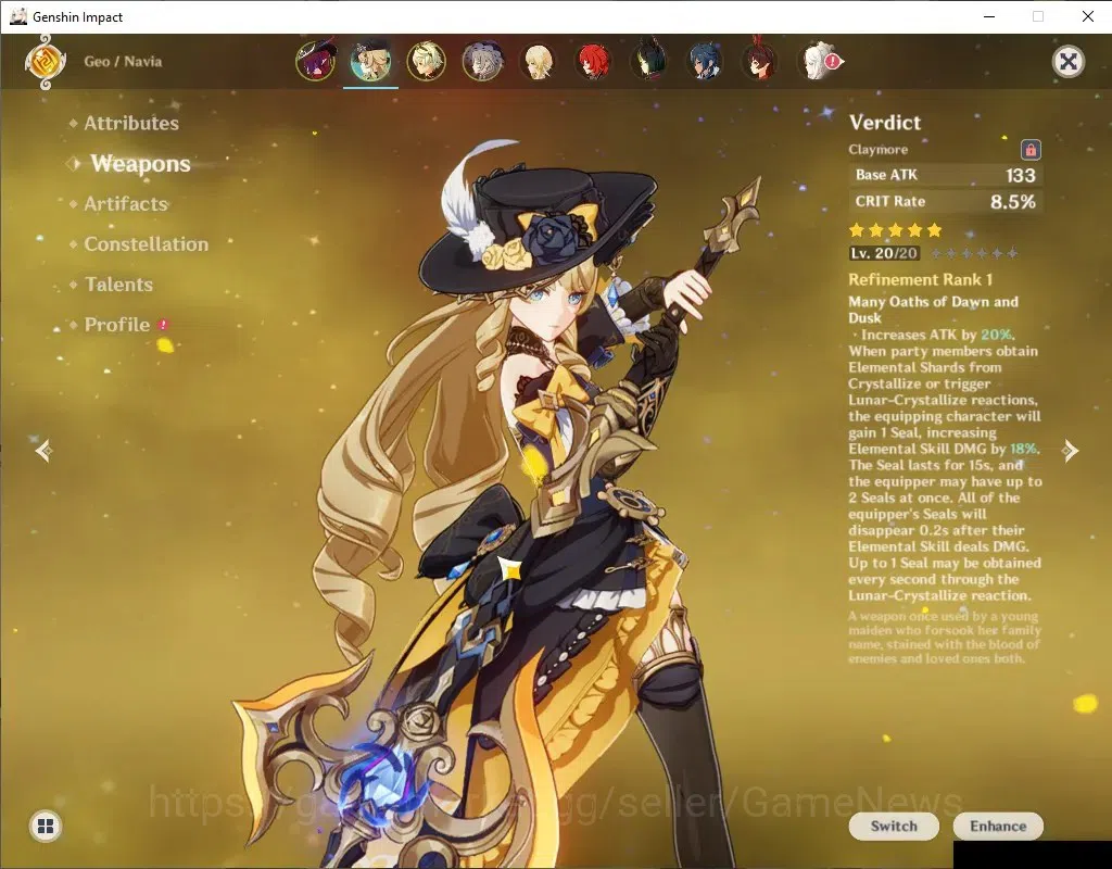 Genshin Impact Accounts ASIA|AR 37|1 Limited+3(*5Standart)|[Raiden],Tighna image 3