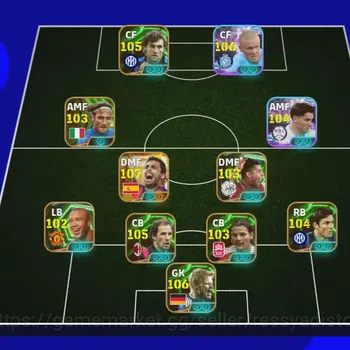 eFootball Accounts Legends & Iconic Players EFOOTBALL 2026 | BIGTIME RODRI,ST ERLING HALAND,BARHIM DIAZ,TOTTI,C