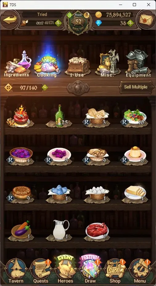 The Seven Deadly Sins: Grand Cross Accounts Global|1,9M CC|50 LS|5 LR+7 UR|NMeli6/6,Brunhild,A image 13