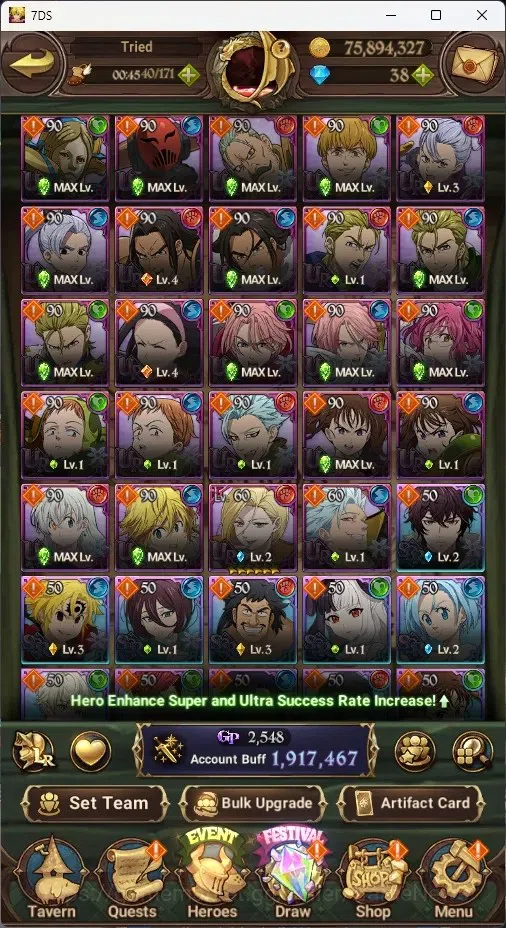 The Seven Deadly Sins: Grand Cross Accounts Global|1,9M CC|50 LS|5 LR+7 UR|NMeli6/6,Brunhild,A image 5