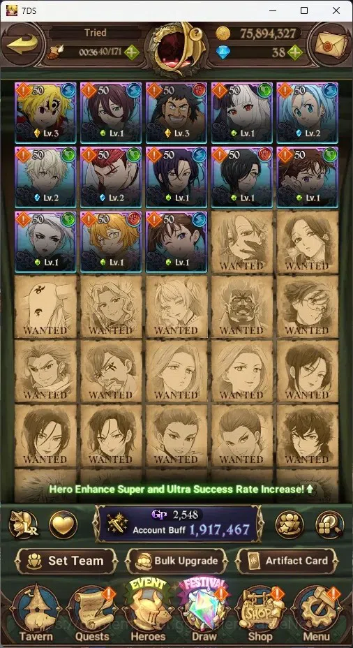 The Seven Deadly Sins: Grand Cross Accounts Global|1,9M CC|50 LS|5 LR+7 UR|NMeli6/6,Brunhild,A image 6