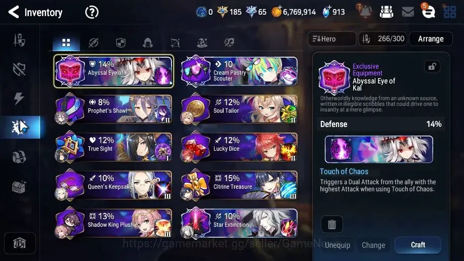 Epic Seven Accounts Mid-Tier GLOBAL UnVerif|10 ML(Harseti,Witch Tenebria,etc)+Rinak,Setsuka,AB Fumyr,Etc|AUTO WGB Hunt|55k 15